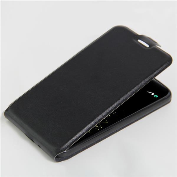 Grote foto luxe pu lederen soft case hand flip cover iphone 7 zwart telecommunicatie mobieltjes