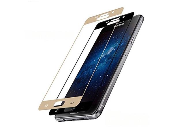 Grote foto samsung galaxy a3 2017 3d professional curve tempered glass screen protector goud telecommunicatie mobieltjes