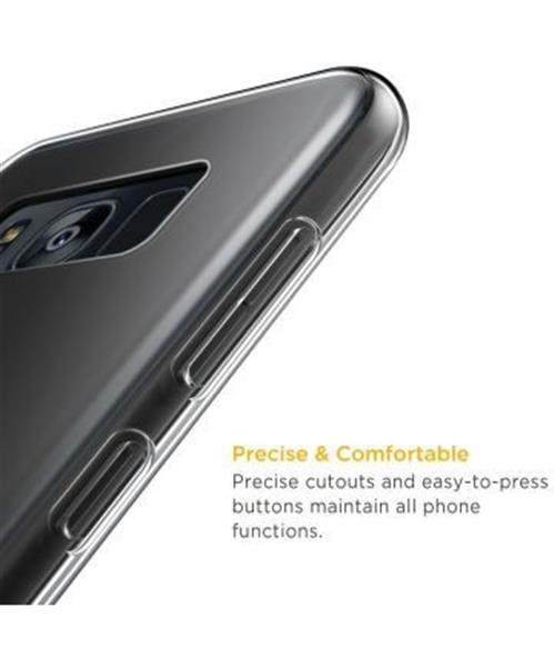 Grote foto samsung galaxy s8 transparant ultra dun premium soft gel hoesje telecommunicatie mobieltjes