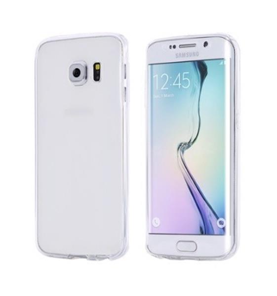 Grote foto samsung galaxy s6 edge dual tpu case 360 graden cover 2 in 1 transparant telecommunicatie mobieltjes