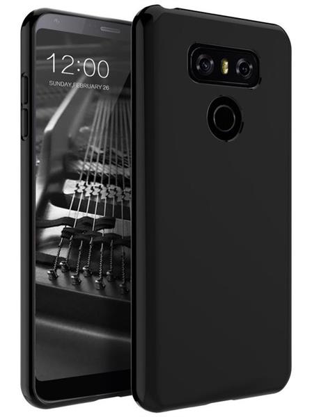 Grote foto color tpu hoes full black lg g6 zwart telecommunicatie mobieltjes