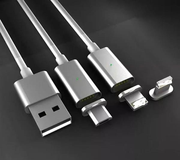 Grote foto s8 luxe smart magnetische oplaadkabel type c high speed telecommunicatie opladers en autoladers