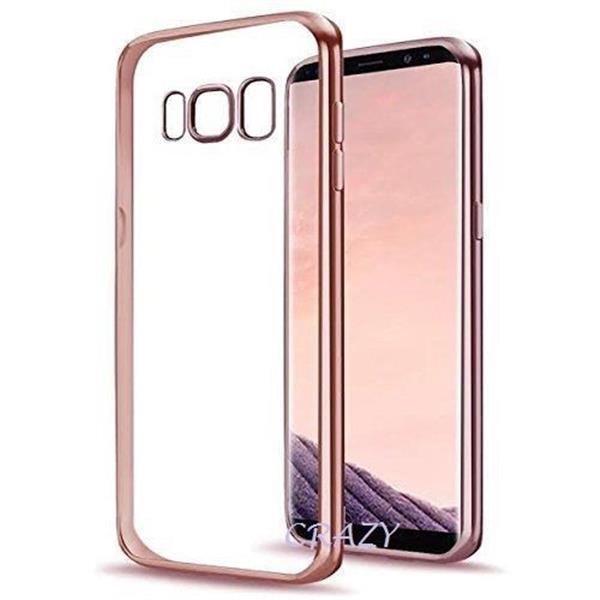 Grote foto samsung galaxy s8 electro shine tpu gel case rosegold telecommunicatie mobieltjes