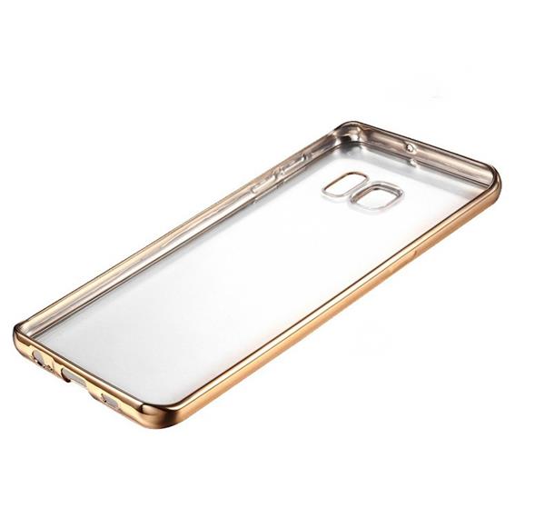 Grote foto samsung galaxy s8 electro shine tpu gel case goud telecommunicatie mobieltjes