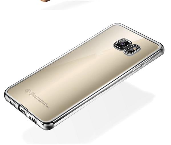 Grote foto samsung galaxy s8 electro shine tpu gel case zilver telecommunicatie mobieltjes