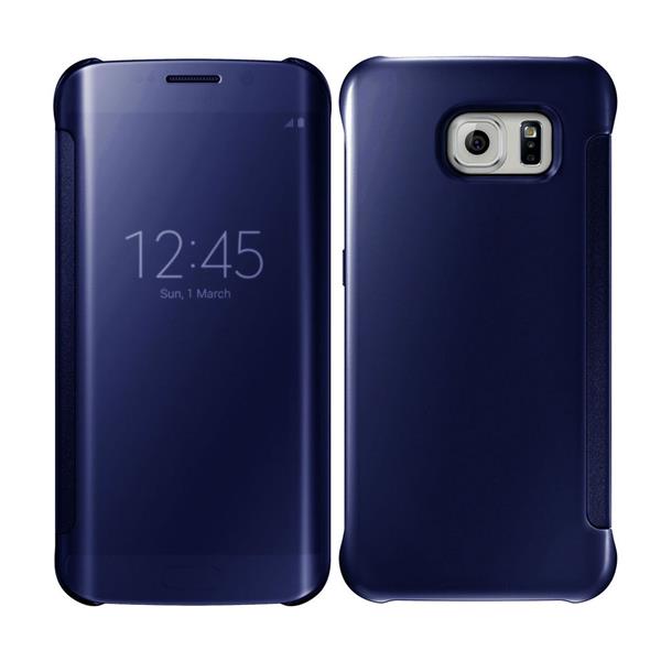 Grote foto s8 spiegel flip mirror cover blauw telecommunicatie mobieltjes