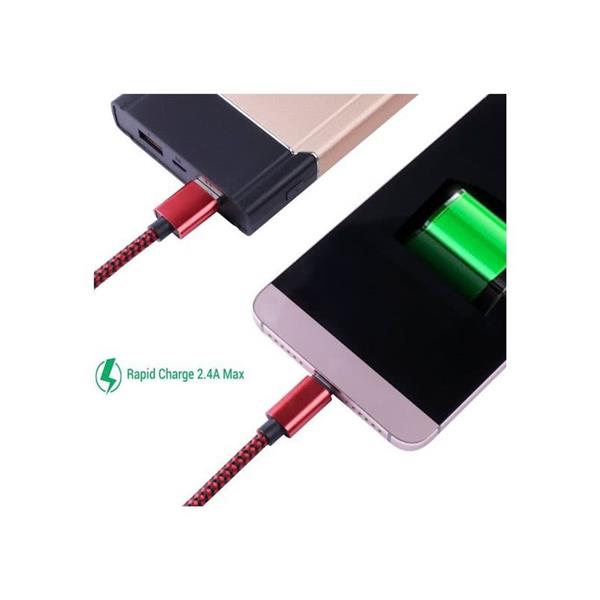 Grote foto nintendo switch 1 meter usb type c 3.1 fast charge premium laad en datakabel rood telecommunicatie opladers en autoladers