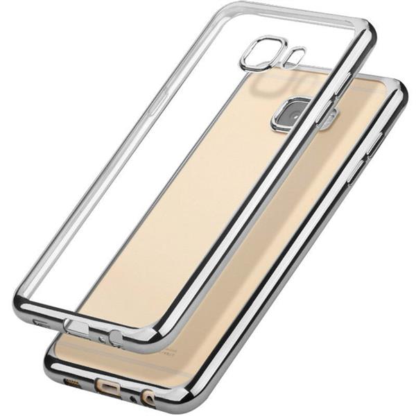 Grote foto samsung a5 2017 electro shine tpu gel case zilver telecommunicatie mobieltjes