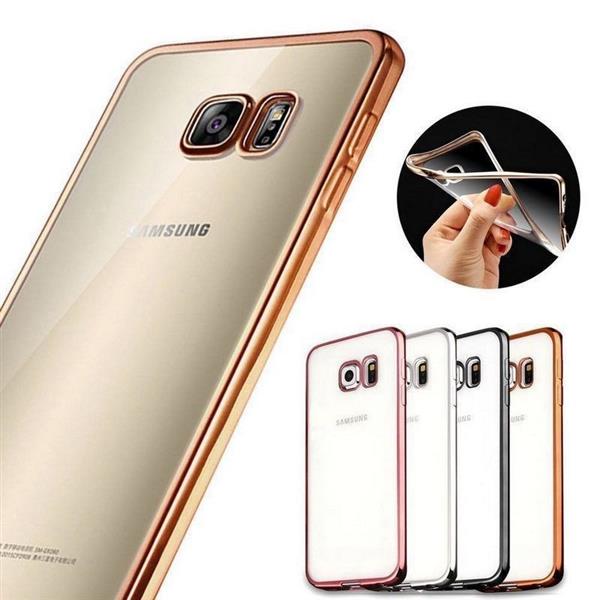 Grote foto samsung a3 2017 electro shine tpu gel case zilver telecommunicatie mobieltjes