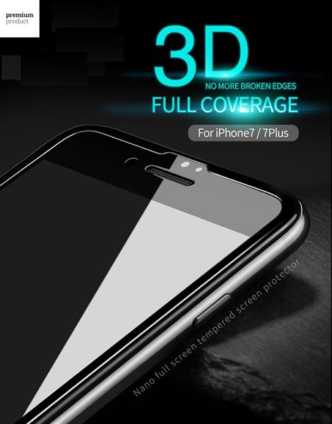 Grote foto liquid iphone 7 plus screenprotector 4d full cover tempered glass 9h anti shock liquid fles ins telecommunicatie mobieltjes