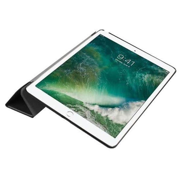 Grote foto ipad pro 10.5 2017 book case pu leder hoesje smart tri fold case zwart telecommunicatie mobieltjes