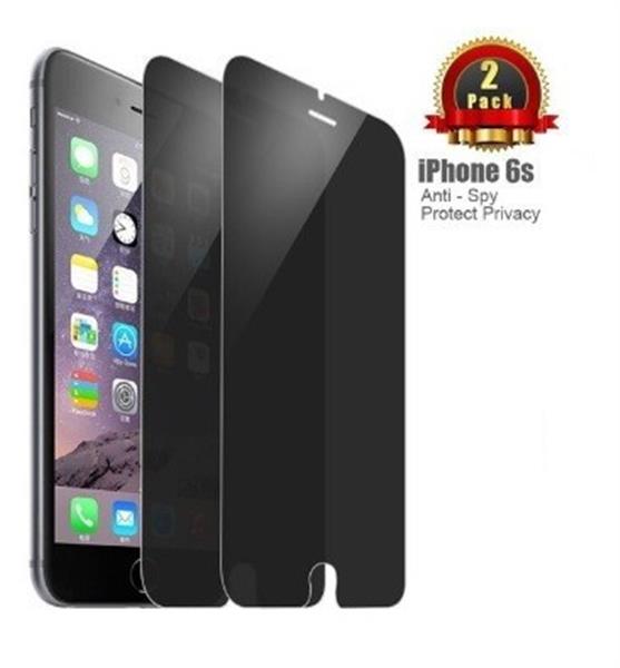 Grote foto duo pack 2 stuks anti spy privacy glazen screenprotector iphone 6s 6 echt glas telecommunicatie mobieltjes