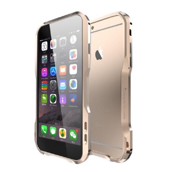 Grote foto luphie incisive sword aluminium aircraft premium case iphone 6s 6 champagne goud telecommunicatie mobieltjes