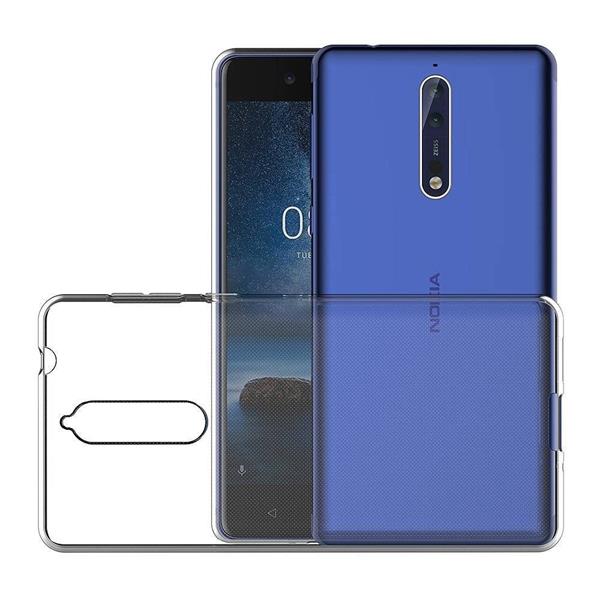 Grote foto nokia 8 transparant gel siliconen ultradunne case telecommunicatie mobieltjes