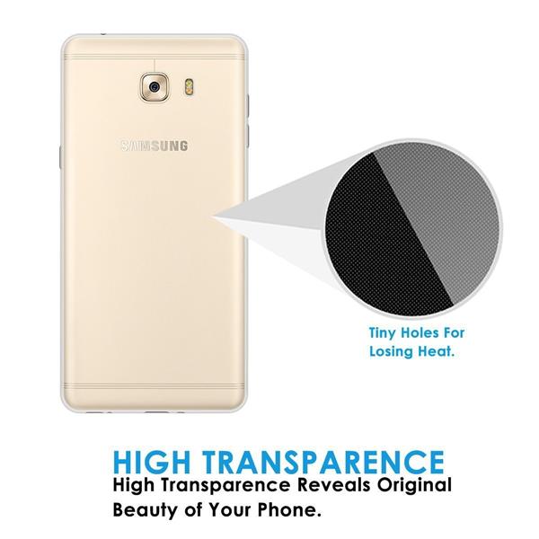 Grote foto samsung c9 pro tpu ultra dun siliconen premium soft gel hoesje transparant telecommunicatie mobieltjes