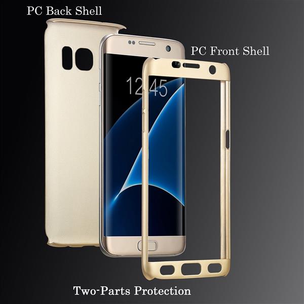 Grote foto a5 2017 360 case full body hoesje voor en achter cnc full coverage goud telecommunicatie mobieltjes