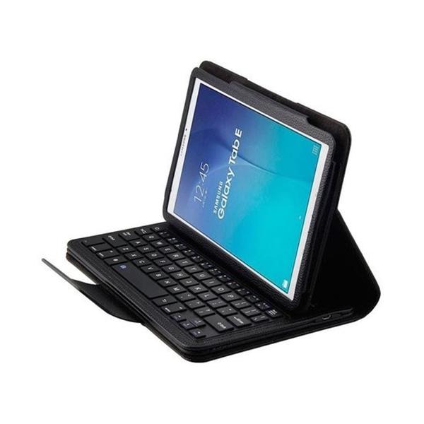 Grote foto samsung galaxy tab e 9.6 t560 hoesje bluetooth toetsenbord case premium pu lederen keyboard case telecommunicatie mobieltjes