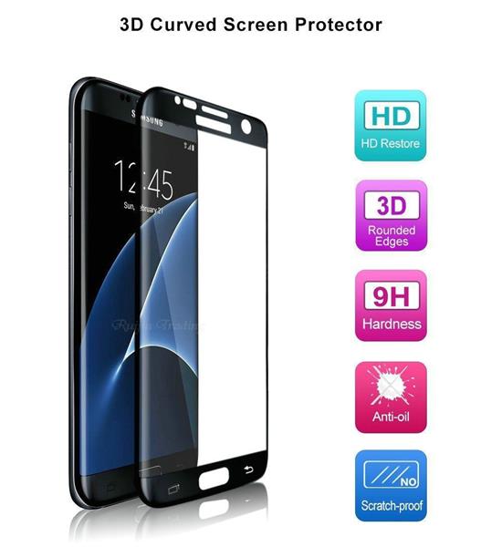 Grote foto professionele samsung galaxy note 7 tempered glass 3d design full screen coverage zwart telecommunicatie mobieltjes