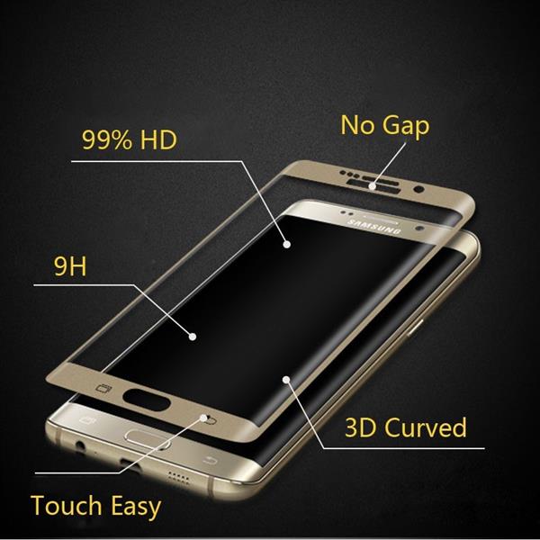 Grote foto professionele samsung galaxy note 7 tempered glass 3d design full screen coverage goud telecommunicatie mobieltjes