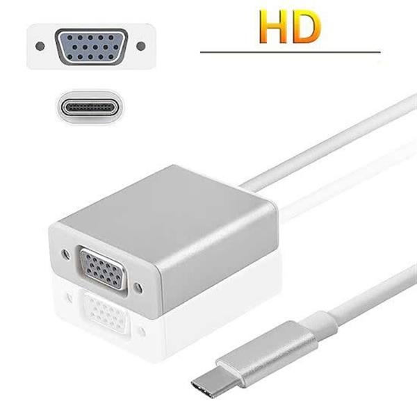 Grote foto drphone usb type c naar vga kabel adapter high definition plug play usb c computers en software overige computers en software