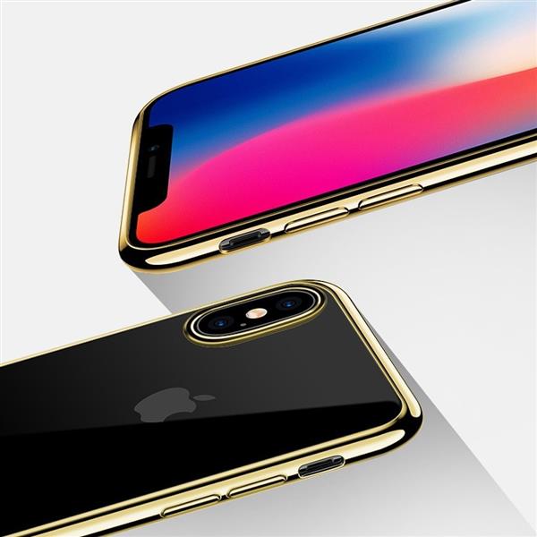 Grote foto iphone x hoesje tpu siliconen case softgel ultradunne cover goud telecommunicatie mobieltjes