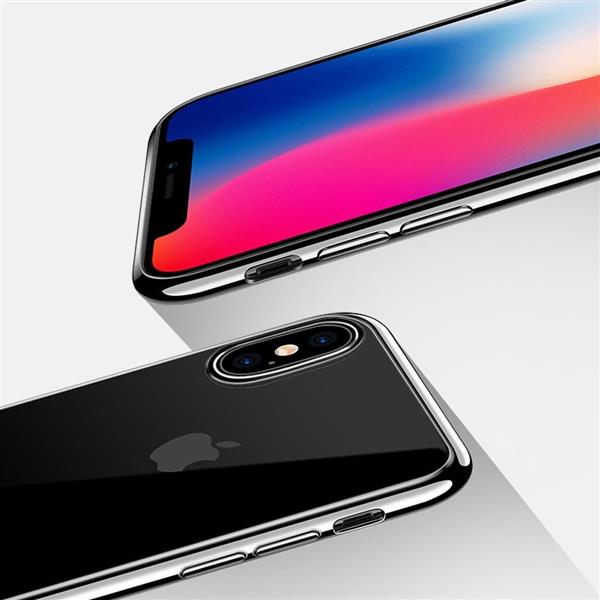 Grote foto iphone x hoesje tpu siliconen case softgel ultradunne cover zilver telecommunicatie mobieltjes