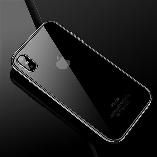 Grote foto iphone x hoesje tpu siliconen case softgel ultradunne cover zilver telecommunicatie mobieltjes