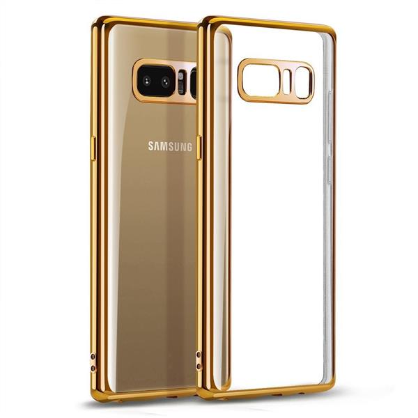 Grote foto note 8 hoesje tpu siliconen case softgel ultradunne cover goud telecommunicatie mobieltjes