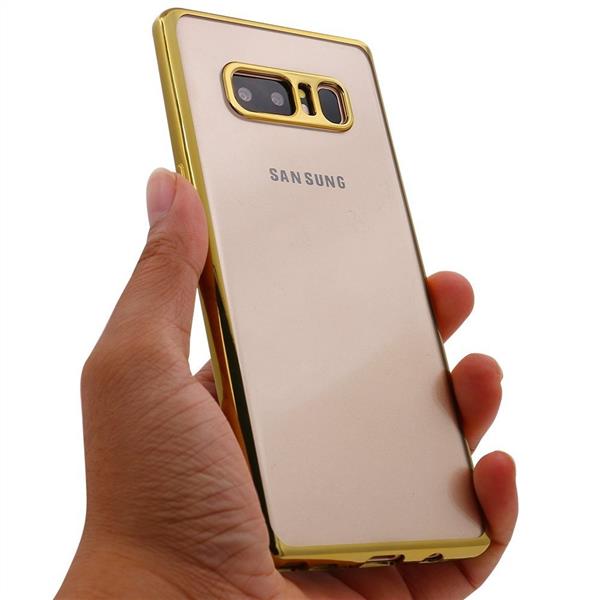 Grote foto note 8 hoesje tpu siliconen case softgel ultradunne cover goud telecommunicatie mobieltjes