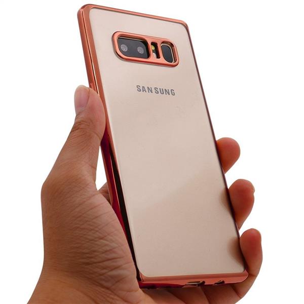Grote foto note 8 hoesje tpu siliconen case softgel ultradunne cover rosegold telecommunicatie opladers en autoladers