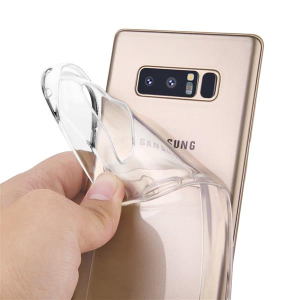 Grote foto samsung note 8 tpu ultra dun kaart case gel shockproof case cover transparant telecommunicatie mobieltjes