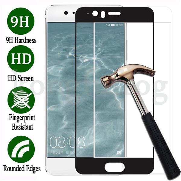 Grote foto huawei p10 lite tempered glass 4d glazen volledige dekking tot aan de randen wit telecommunicatie mobieltjes