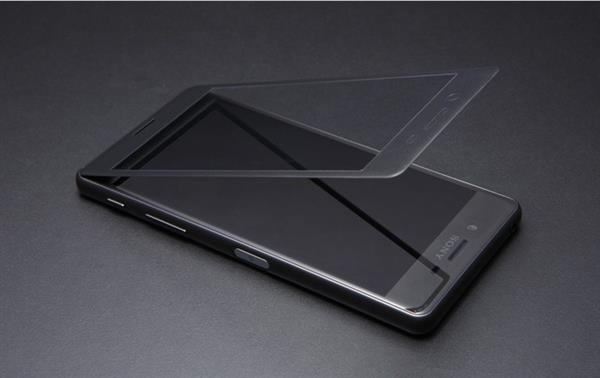 Grote foto professionele xperia x tempered glass 3d curve design full screen coverage zwart telecommunicatie mobieltjes
