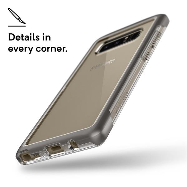 Grote foto note 8 caseology skyfall series shock proof tpu grip case warm gray telecommunicatie mobieltjes