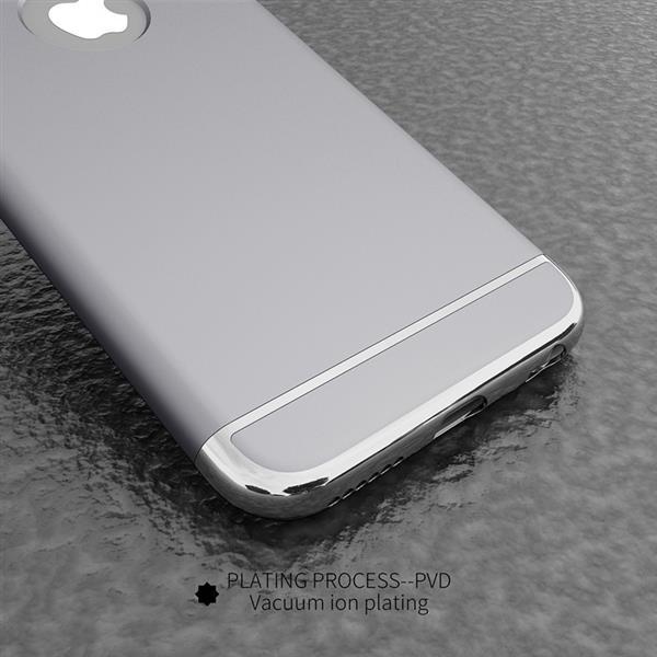 Grote foto 3 in 1 luxe iphone 6s 6 exionyx case silver meteorite iphone 6s 6 tempered glas 9h telecommunicatie mobieltjes