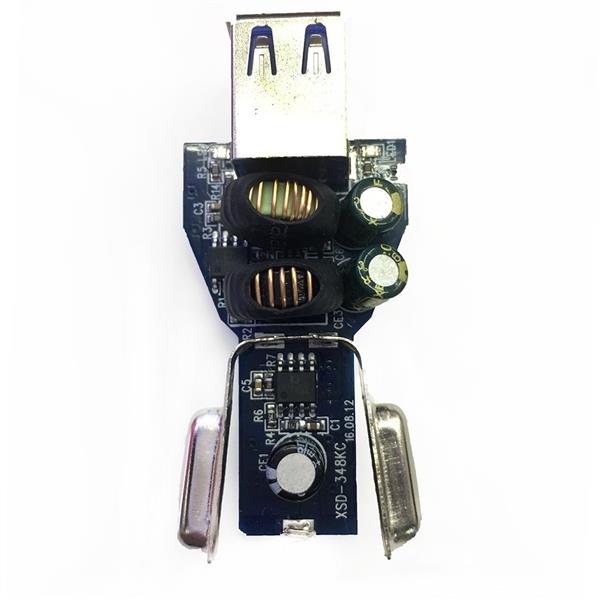 Grote foto universele auto lader 3.1a fast charge met dubbele usb poort en led lamp zwart telecommunicatie opladers en autoladers