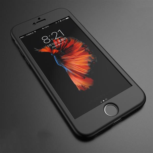 Grote foto iphone x soft gel ultradunne schokbestendige hybrid 360 tpu case zwart telecommunicatie mobieltjes