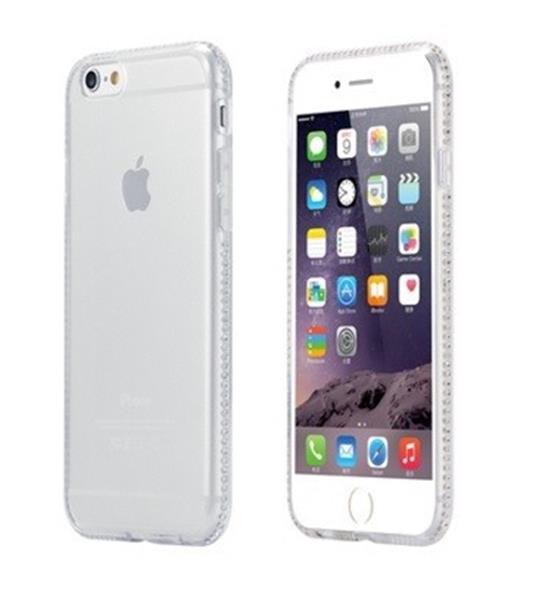 Grote foto crystal diamant iphone 6s plus 6 plus bling case transparant zilver telecommunicatie mobieltjes