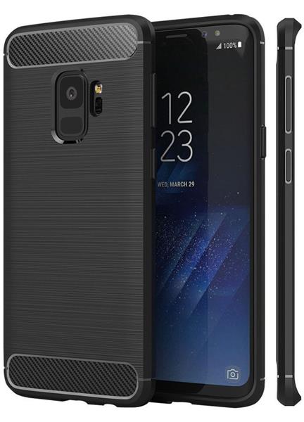 Grote foto samsung s9 geborsteld rugged tpu case ultimate drop proof siliconen case carbon fiber look telecommunicatie mobieltjes