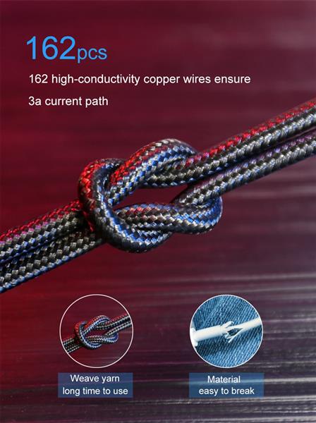 Grote foto drphone icon series qualcomm 3.0 magnetische micro usb oplaadkabel datakabel micro usb sterkst telecommunicatie opladers en autoladers