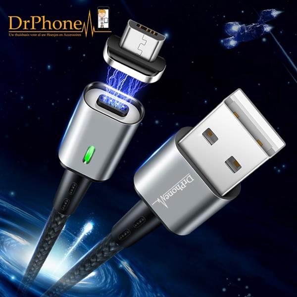 Grote foto drphone icon series qualcomm 3.0 magnetische micro usb oplaadkabel datakabel micro usb sterkst telecommunicatie opladers en autoladers