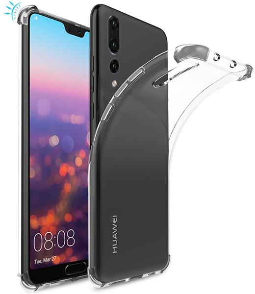 Grote foto drphone huawei p20 lite tpu hoesje siliconen shock bumper case backcover met verstevigde randen telecommunicatie mobieltjes