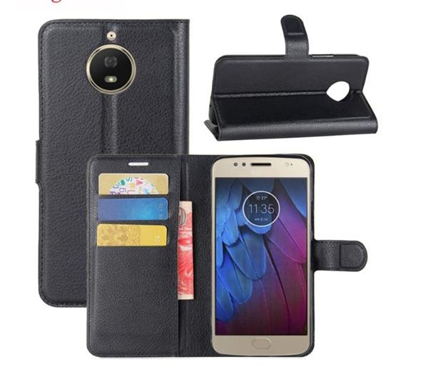 Grote foto drphone moto g5s flipcover bookcase luxe booktype pu lederen portemonnee case wallet case met telecommunicatie mobieltjes