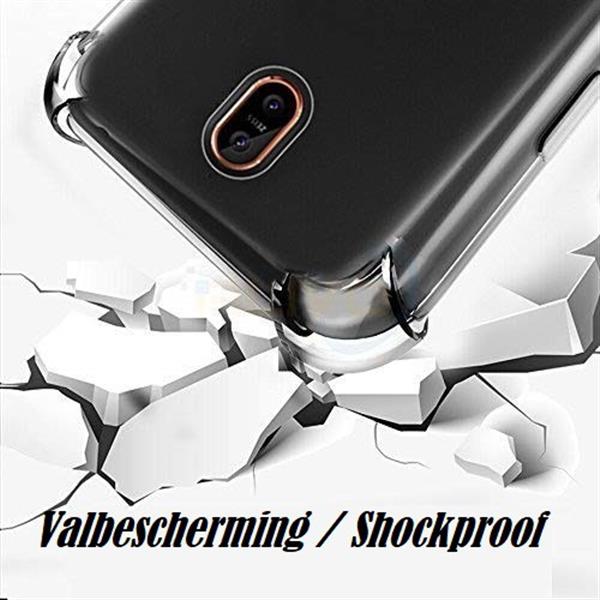 Grote foto drphone nokia 2.1 tpu hoesje siliconen shock bumper case backcover met verstevigde randen voor ex telecommunicatie mobieltjes
