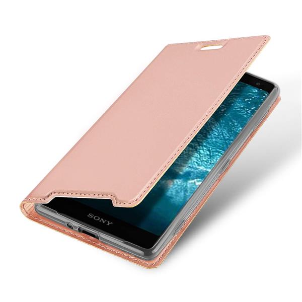 Grote foto drphone xperia xz3 magnetische flip cover bumper kaart case stand functie pu portemonnee case telecommunicatie mobieltjes