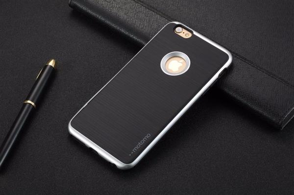 Grote foto motomo 3 in 1 luxe slim hybrid design case iphone 7 grijs iphone 7 tempered glass telecommunicatie mobieltjes