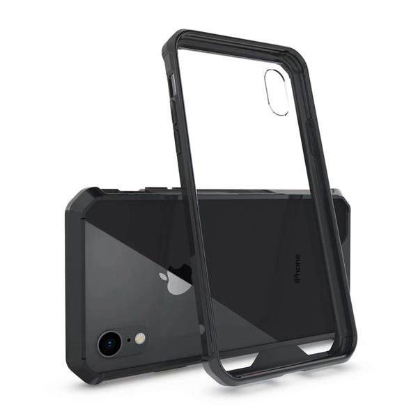 Grote foto drphone iphone xr 6 1 inch air hybride tpu case tough pc back tpu armor bumper zwart telecommunicatie mobieltjes