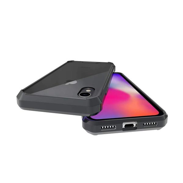 Grote foto drphone iphone xr 6 1 inch air hybride tpu case tough pc back tpu armor bumper zwart telecommunicatie mobieltjes