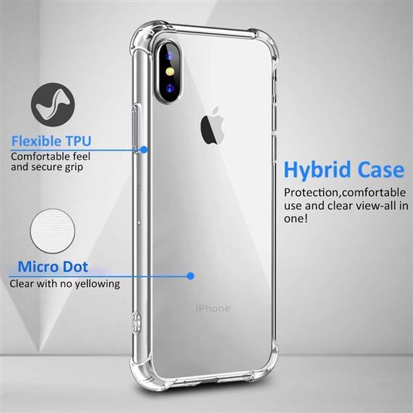 Grote foto drphone iphone xs max 6.5 inch tpu hoesje siliconen shock bumper case telecommunicatie mobieltjes