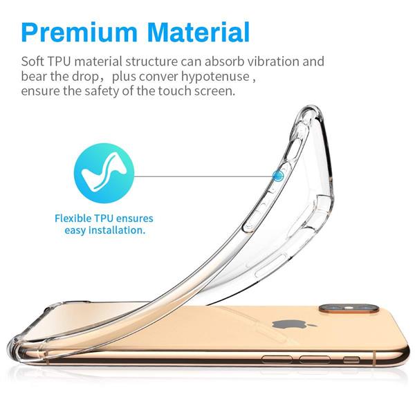 Grote foto drphone iphone xs max 6.5 inch tpu hoesje siliconen shock bumper case telecommunicatie mobieltjes